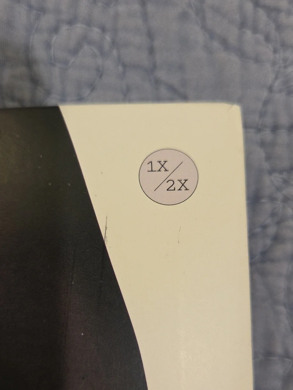 a new day Black Control-Top Opaque Tights - 50 Denier Size 1X/2X, New!